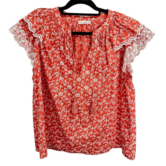 ULLA JOHNSON ELM TOP - POPPY FLORAL - Picture 4 of 7